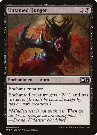 Untamed Hunger (Welcome Deck 2017) Light Play