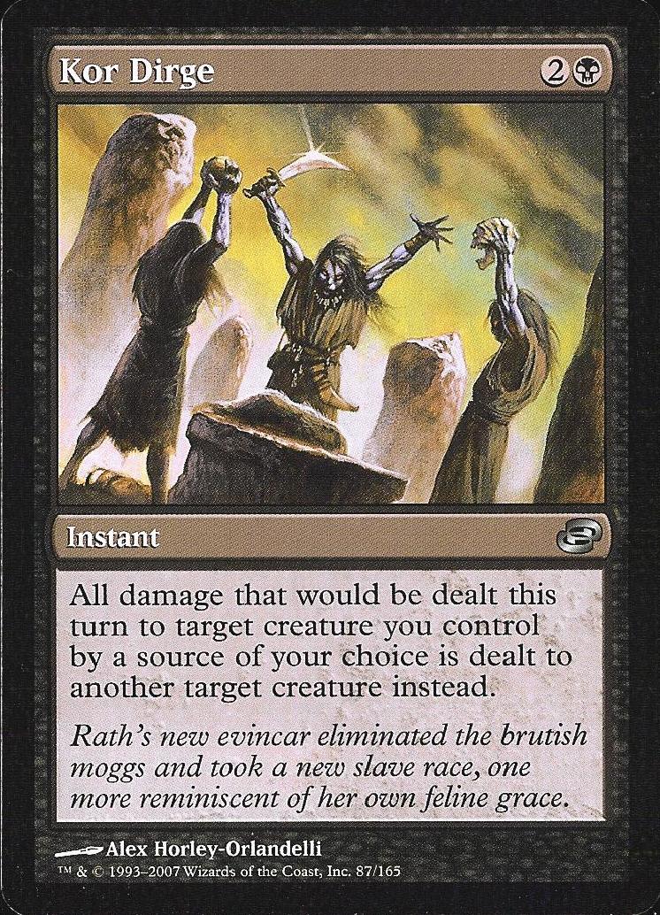 Kor Dirge (Planar Chaos) Medium Play Foil