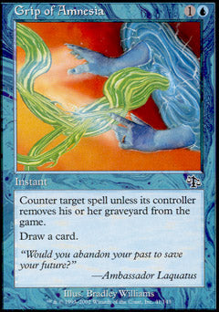 Grip of Amnesia (Judgment) Heavy Play Foil