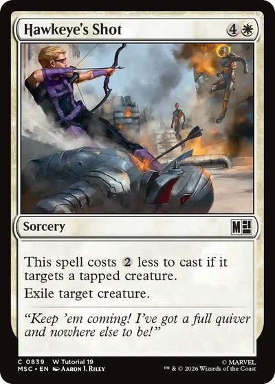Hawkeye s Shot|1|0|0.00