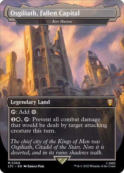 Osgiliath, Fallen Capital - Kor Haven (Commander: The Lord of the Rings: Tales of Middle-earth) Light Play