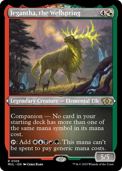 Jegantha, the Wellspring (Foil Etched) (March of the Machine: Multiverse Legends) Near Mint Foil