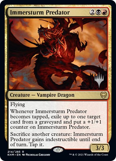Immersturm Predator (Promo Pack: Kaldheim) Near Mint