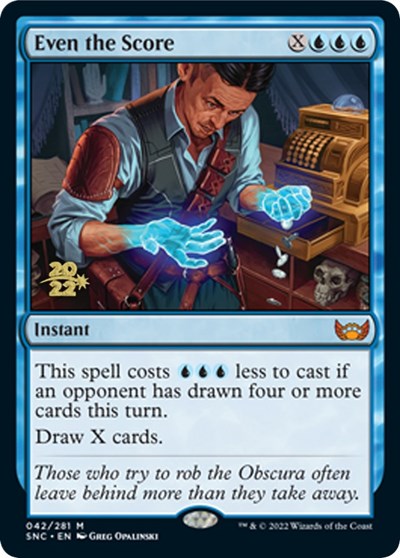Even the Score (Promos: Prerelease Cards) Light Play Foil