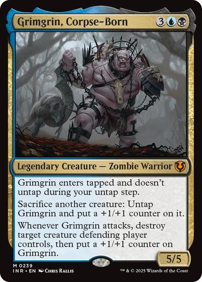 Grimgrin, Corpse-Born (Innistrad Remastered) Light Play