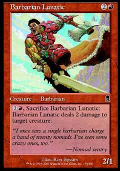 Barbarian Lunatic (Odyssey) Medium Play