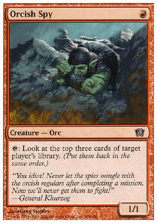 Orcish Spy (8th Edition) Medium Play