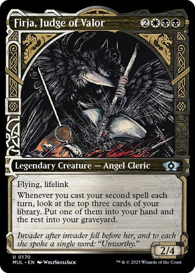 Firja, Judge of Valor (Halo Foil) (March of the Machine: Multiverse Legends) Near Mint Foil