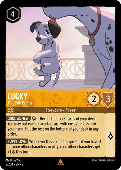 Lucky - The 15th Puppy (Into the Inklands) Near Mint Cold Foil