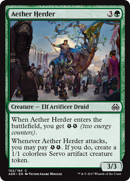 Aether Herder (Aether Revolt) Medium Play Foil