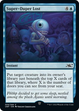 Super-Duper Lost (Unfinity) Near Mint Foil