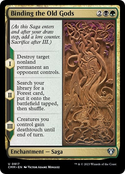 Binding the Old Gods (Commander Masters) Medium Play