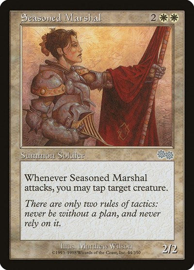 Seasoned Marshal (Urza's Saga) Near Mint