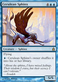 Cerulean Sphinx (Ravnica) Medium Play Foil
