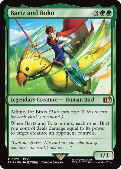 Bartz and Boko (Universes Beyond: FINAL FANTASY) Near Mint