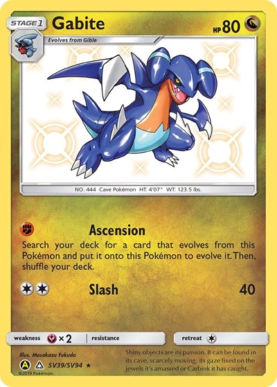 Gabite (Hidden Fates: Shiny Vault) Near Mint Holofoil