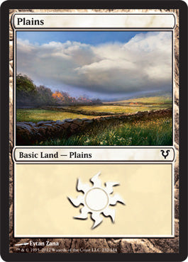 Plains (231) (Avacyn Restored) Light Play Foil