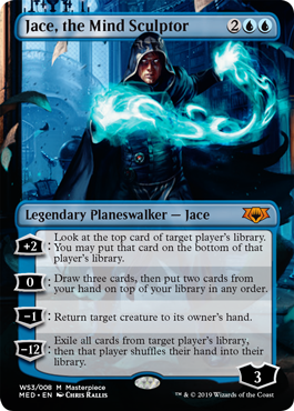 Jace, the Mind Sculptor (War of the Spark Mythic Edition) Light Play Foil