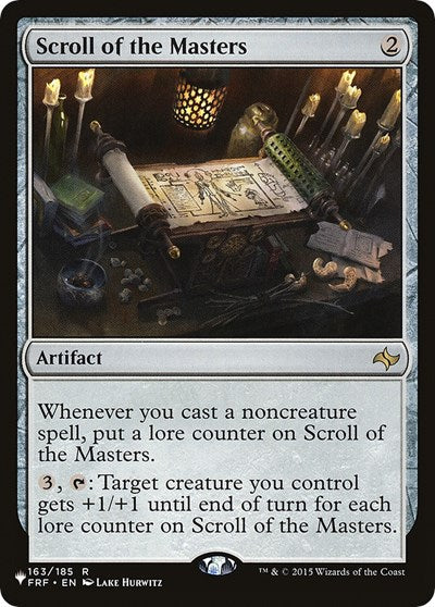 Scroll of the Masters (The List) Near Mint