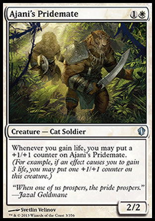 Ajani's Pridemate (Commander 2013 Edition) Medium Play