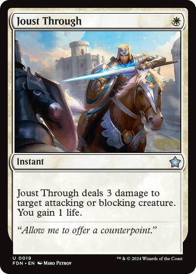 Joust Through (Foundations) Light Play