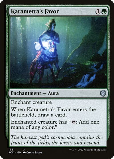Karametra's Favor (Commander 2022 Starter Decks) Light Play