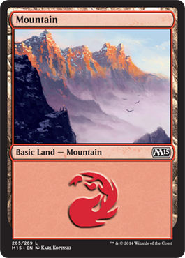 Mountain (265) (Magic 2015 Core Set) Light Play