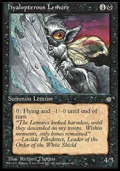Hyalopterous Lemure (Ice Age) Near Mint
