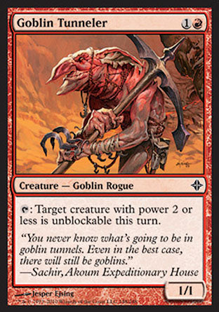 Goblin Tunneler (Rise of the Eldrazi) Light Play Foil