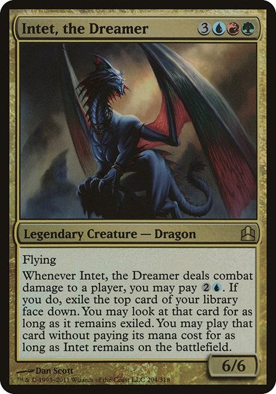 Intet, the Dreamer (Commander) (Oversize Cards) Near Mint Foil