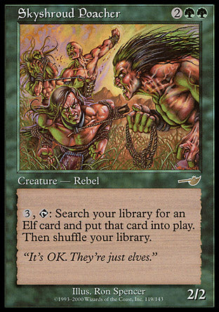 Skyshroud Poacher (Nemesis) Near Mint Foil