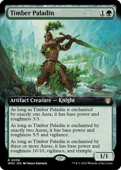 Timber Paladin (Extended Art) (Commander: Wilds of Eldraine) Near Mint