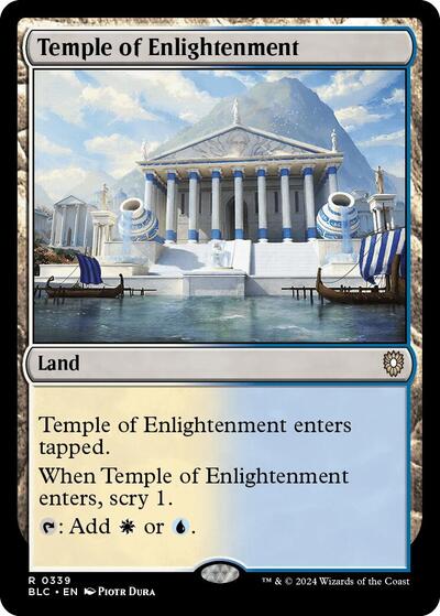 Temple of Enlightenment (Commander: Bloomburrow) Medium Play