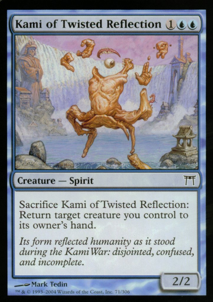 Kami of Twisted Reflection (Champions of Kamigawa) Medium Play Foil