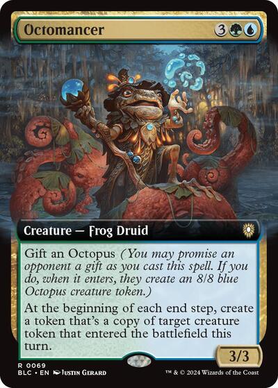 Octomancer (Extended Art) (Commander: Bloomburrow) Light Play