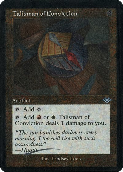 Talisman of Conviction (Retro Frame) (Foil Etched) (Modern Horizons 1 Retro Frames) Light Play Foil