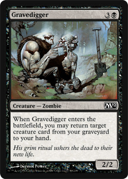 Gravedigger (Magic 2012 Core Set) Near Mint