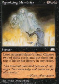 Agonizing Memories (Weatherlight) Medium Play