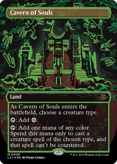 Cavern of Souls (0410f) (Borderless) (The Lost Caverns of Ixalan) Near Mint Foil