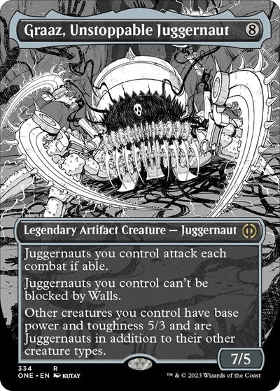 Graaz, Unstoppable Juggernaut (Showcase) (Phyrexia: All Will Be One) Near Mint Foil