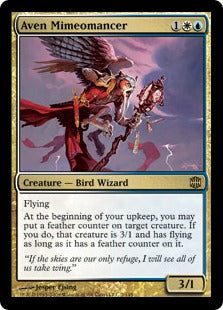 Aven Mimeomancer (Alara Reborn) Medium Play Foil