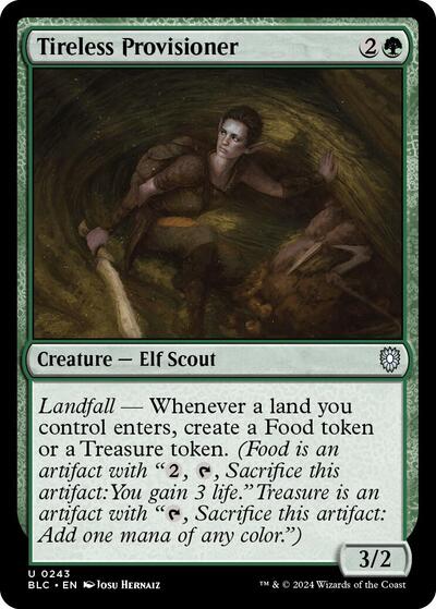 Tireless Provisioner (Commander: Bloomburrow) Medium Play