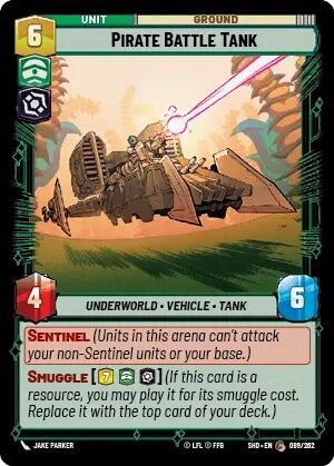 Pirate Battle Tank (Shadows of the Galaxy) Near Mint Foil