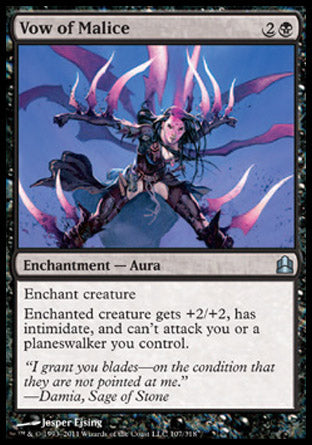 Vow of Malice (Commander) Light Play