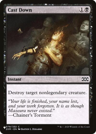 Cast Down (2XM) (The List) Light Play