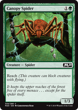 Canopy Spider (Magic 2020 Core Set) Near Mint
