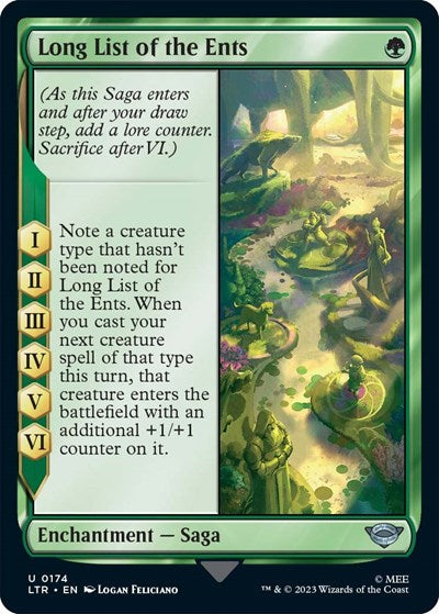 Long List of the Ents (Universes Beyond: The Lord of the Rings: Tales of Middle-earth) Medium Play Foil