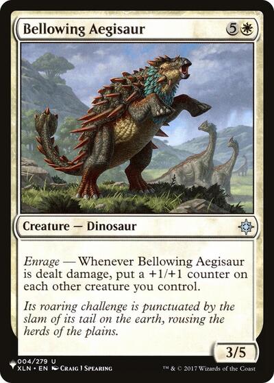 Bellowing Aegisaur (The List) Near Mint