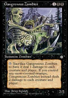Gangrenous Zombies (Ice Age) Light Play