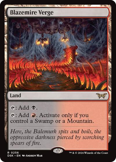 Blazemire Verge (Duskmourn: House of Horror) Near Mint Foil